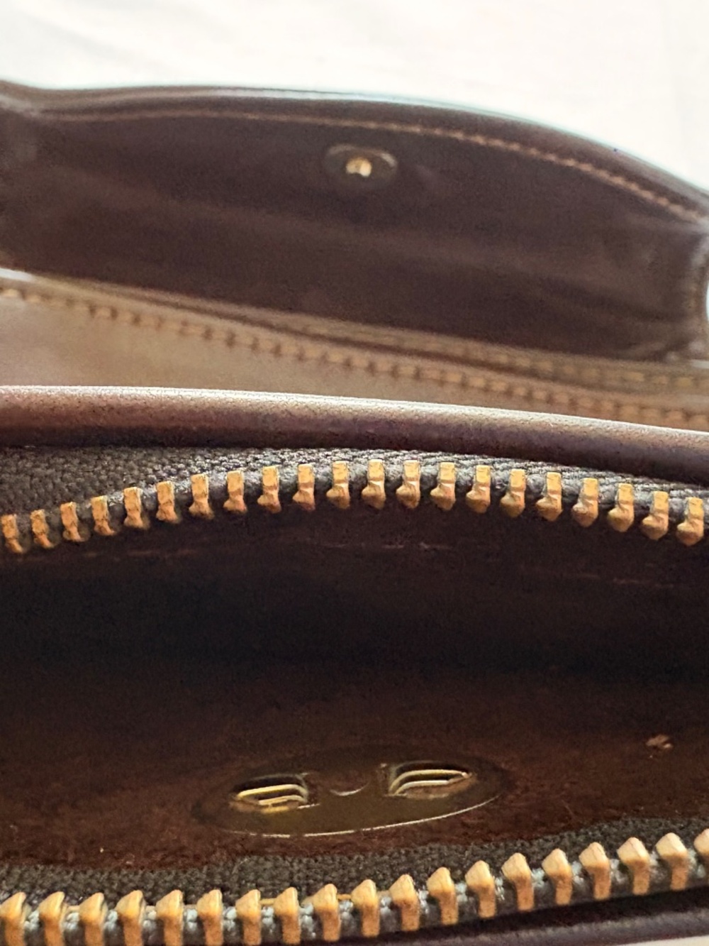Vintage Towanny Genuine Brown Leather Wallet Pouch Trifold With Coin Pocket - Picture 9 of 13